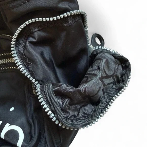 Black Calvin Klein Logo Backpack - Picture 8 of 8